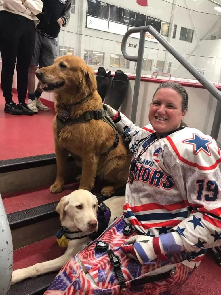  Army Veteran Christy Gardner trains service dogs for other veterans