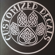 4-5" wide Custom Window Decal