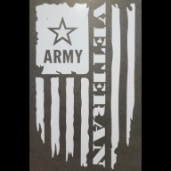 Army Veteran Flag