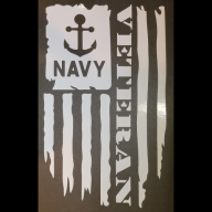 Navy Veteran Flag