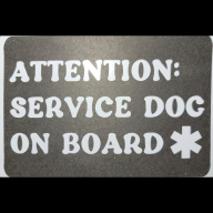 Attention: Service Dog On Board